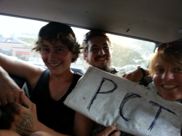 Hitching back to the PCT