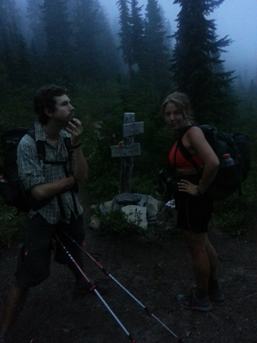 A path diverged in the dark wood...