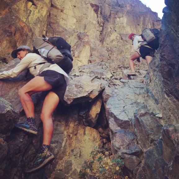 Rock climbing, basically.