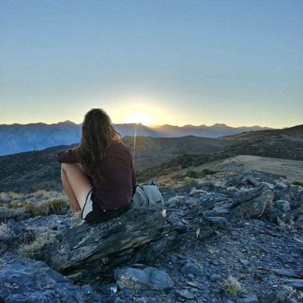 Inyo Mountains, watchin yo sun set.