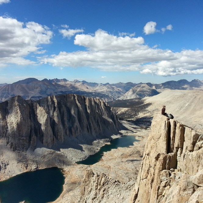 Jess on the climb up Mt. Whitney