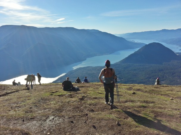 The next day we hiked up Dog Mountain in the Columbia River Gorge. So warm. So peaceful.