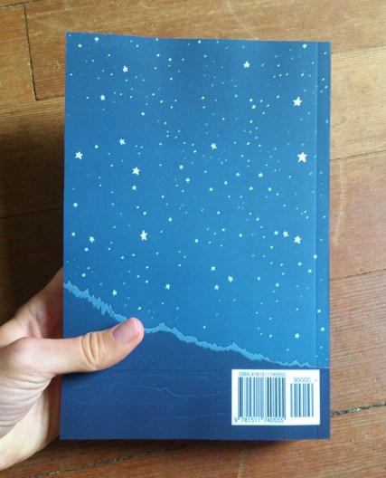 Just a nice looking back cover with some stars and an ISBN