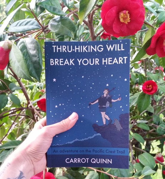 Just a real book existing casually in the springtime